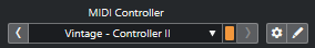 Abschnitt MIDI-Controller