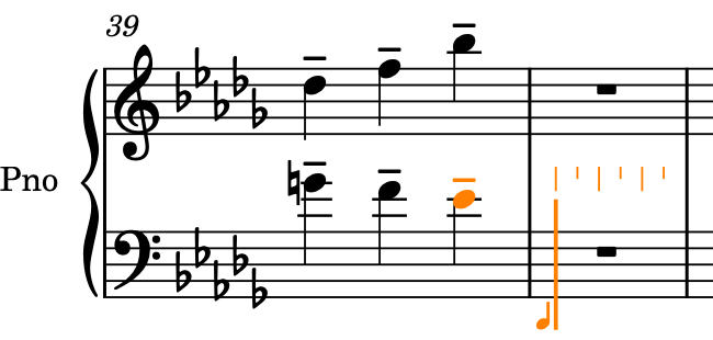 Notes input with tenuto articulations