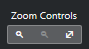 Sección Controles de zoom