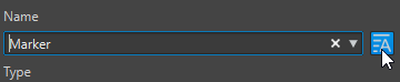 Default Name option in the Create Marker dialog